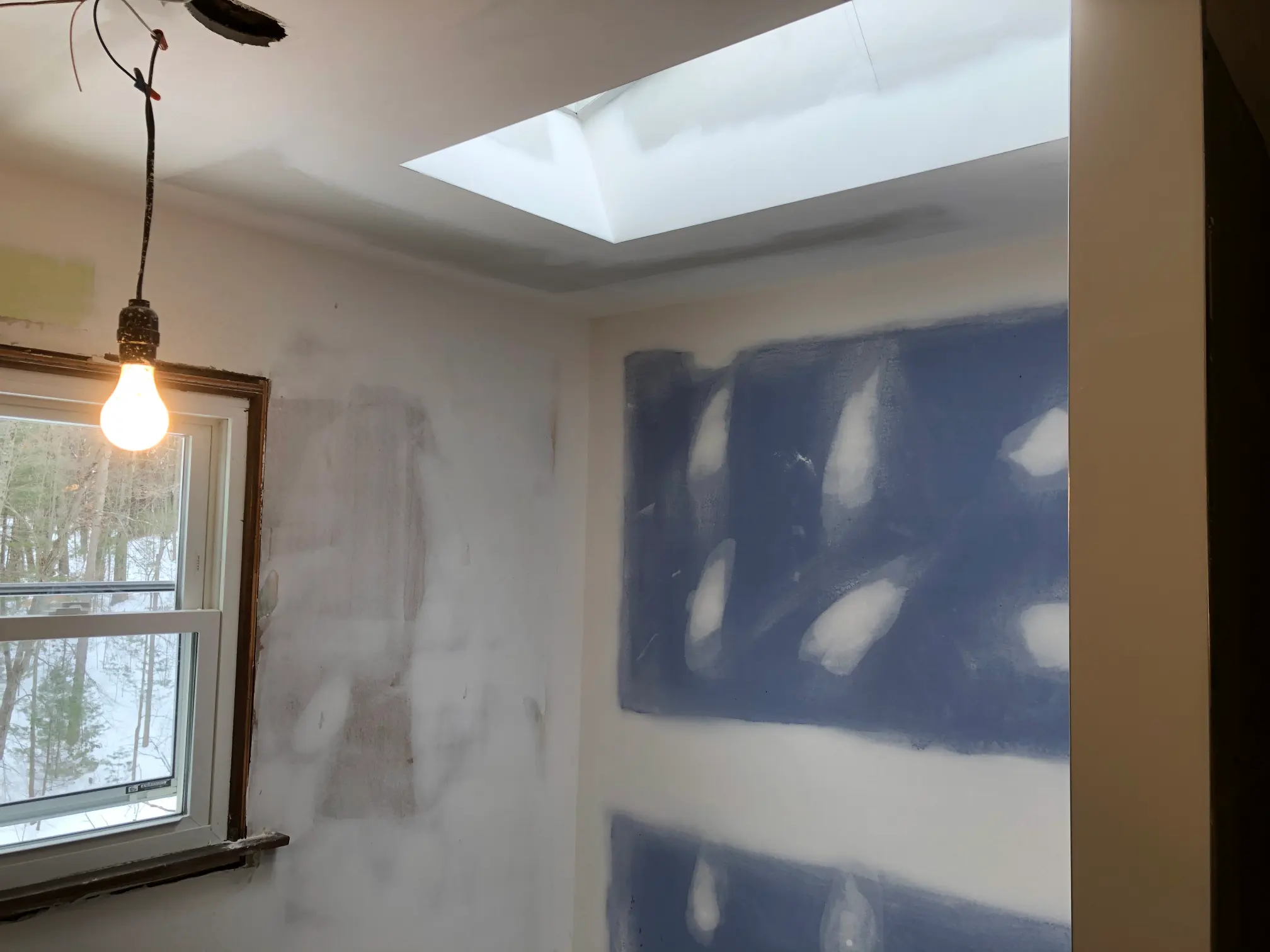 sheetrock walls for bathroom remodel