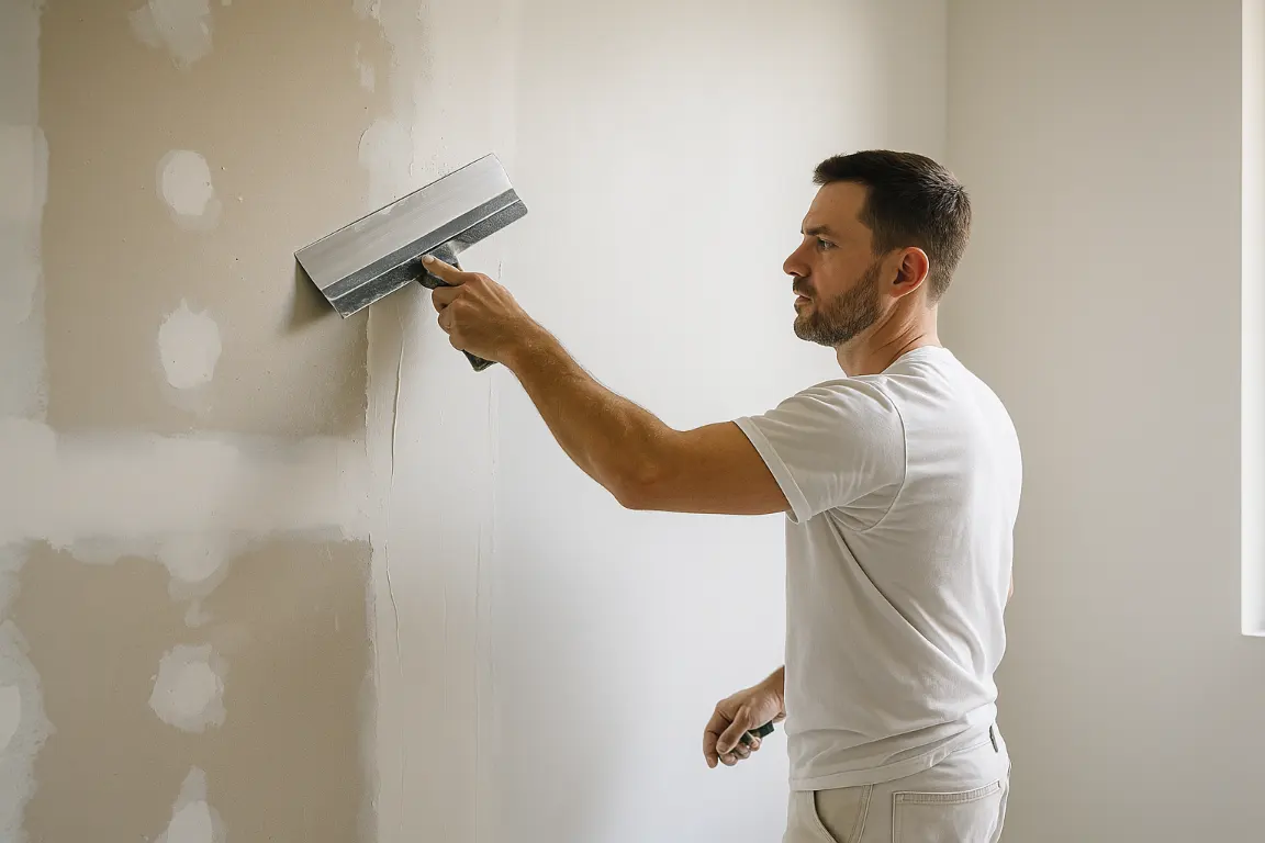 skim coating level 5 drywall finish smooth even texture 
